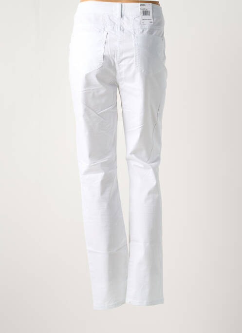 Jeans coupe slim blanc TIMEZONE pour femme