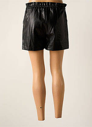 Short tissage simili-cuir taille normale noir MOLLY BRACKEN femme