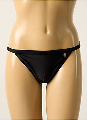 Bas de maillot de bain tissage satiné culotte noir LES TROPEZIENNES PAR M.BELARBI femme
