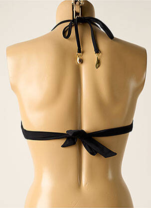 Haut de maillot de bain stretch haut soutien-gorge moulé noir MOLLY BRACKEN femme