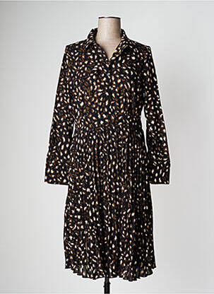 Robe mi-longue manches longues manches longues vert MOLLY BRACKEN femme