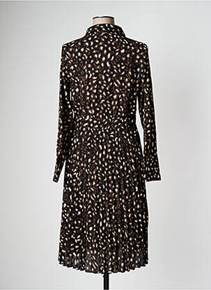 Robe mi-longue coupe fluide manches longues vert MOLLY BRACKEN femme