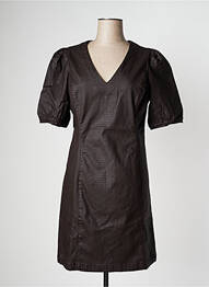 Robe courte manches courtes manches courtes marron CREAM femme