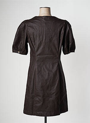 Robe courte manches courtes manches courtes marron CREAM femme