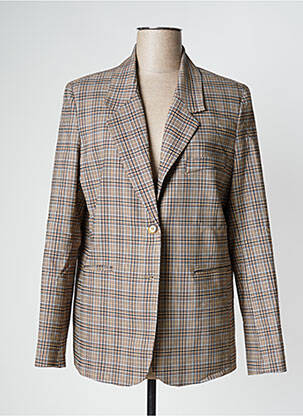 Blazer poignets boutonnés beige GEISHA femme
