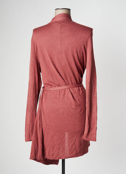 Gilet manches longues rose EVA KAYAN pour femme