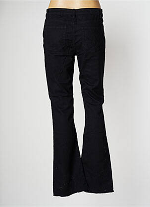 Jean coupe flare stretch taille normale noir GEISHA femme