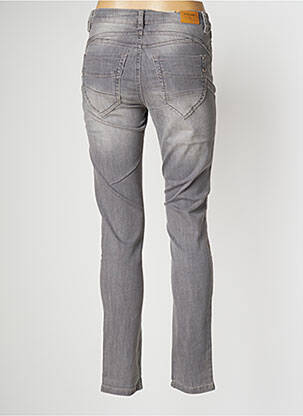 Jeans coupe slim stretch taille normale gris CREAM femme