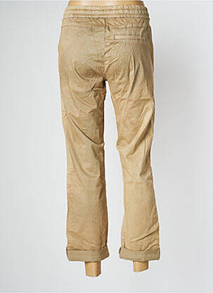 Pantalon 7/8 stretch taille normale beige CREAM femme
