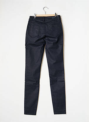 Pantalon slim tissage enduit taille normale bleu GEISHA femme