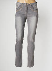 Jeans coupe slim gris CREAM pour femme seconde vue