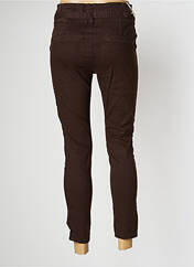 Pantalon 7/8 marron R.DISPLAY pour femme seconde vue