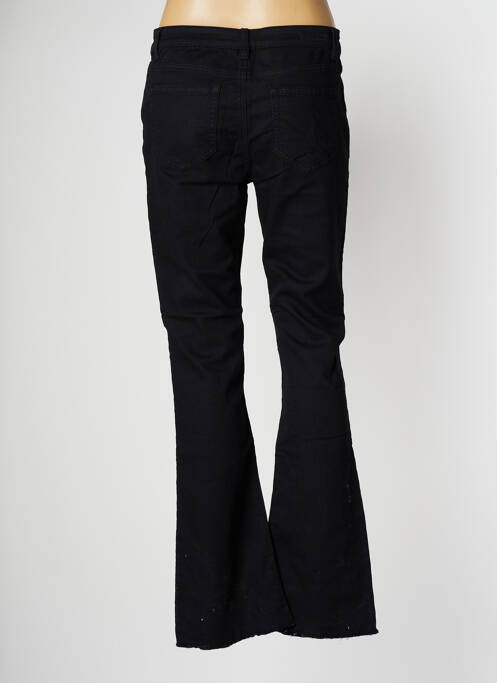 Jean coupe flare stretch taille normale noir GEISHA femme