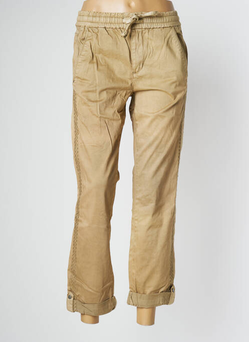 Pantalon 7/8 beige CREAM pour femme