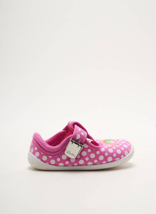 Chaussons/Pantoufles rose CLARKS pour fille