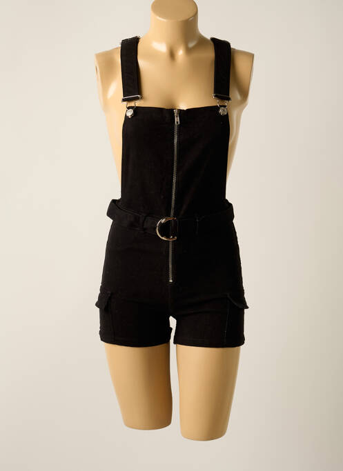 Combishort col carré fines bretelles noir TALLY WEIJL femme