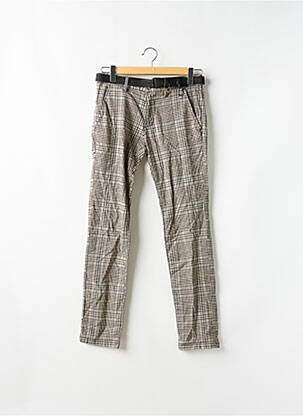 Pantalon chino tissage popeline taille basse marron TOM TAILOR homme