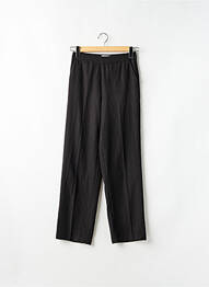 Pantalon droit tissage popeline taille normale noir AWARE BY VERO MODA femme