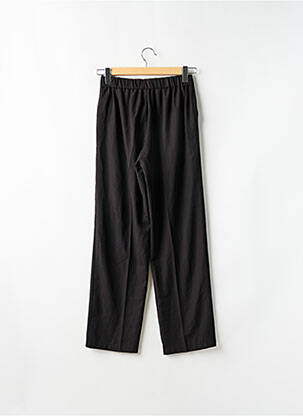 Pantalon droit tissage popeline taille normale noir AWARE BY VERO MODA femme