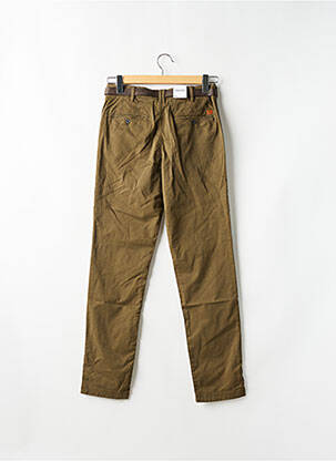 Pantalon chino bio taille normale vert JACK & JONES homme