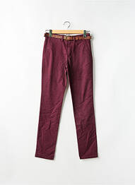 Pantalon chino tissage popeline taille normale rouge JACK & JONES homme