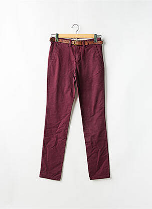 Pantalon chino tissage popeline taille normale rouge JACK & JONES homme