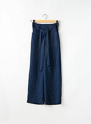Pantalon 7/8 taille haute taille haute bleu VILA femme