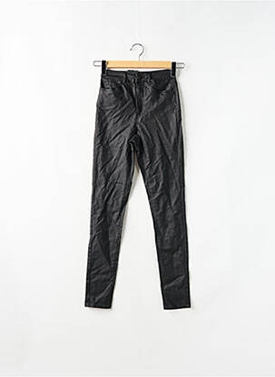 Pantalon slim taille haute taille haute noir VERO MODA femme