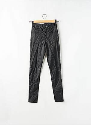 Pantalon slim taille haute taille haute noir VERO MODA femme
