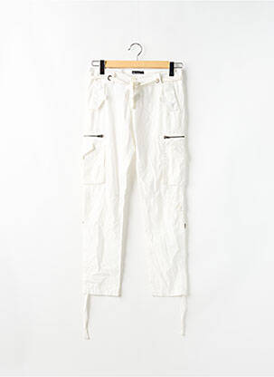 Pantalon cargo slim taille basse beige GET INFECTED femme