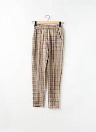 Pantalon slim taille élastique taille haute orange CEMI BY CÉLINE femme