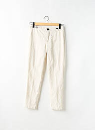 Pantalon chino taille basse taille basse beige VILA femme