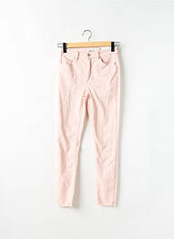 Jeans skinny taille haute taille haute rose ONLY femme