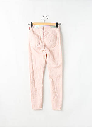 Jeans skinny taille haute taille haute rose ONLY femme