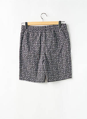 Short tissage popeline taille normale noir DYJCODE BY DENNIS PRAET  homme