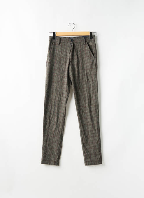 Pantalon chino poches taille normale vert BRUCE & BUTLER  homme