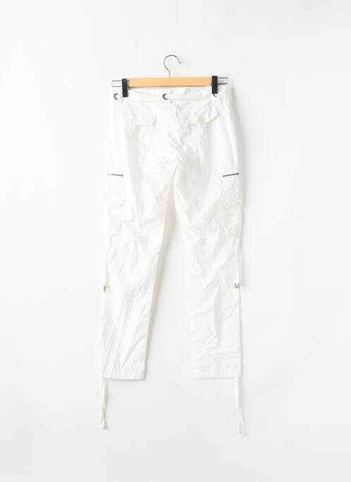 Pantalon cargo tissage popeline taille basse beige GET INFECTED femme