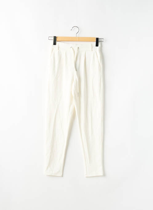Jogging taille haute taille haute beige ONLY femme