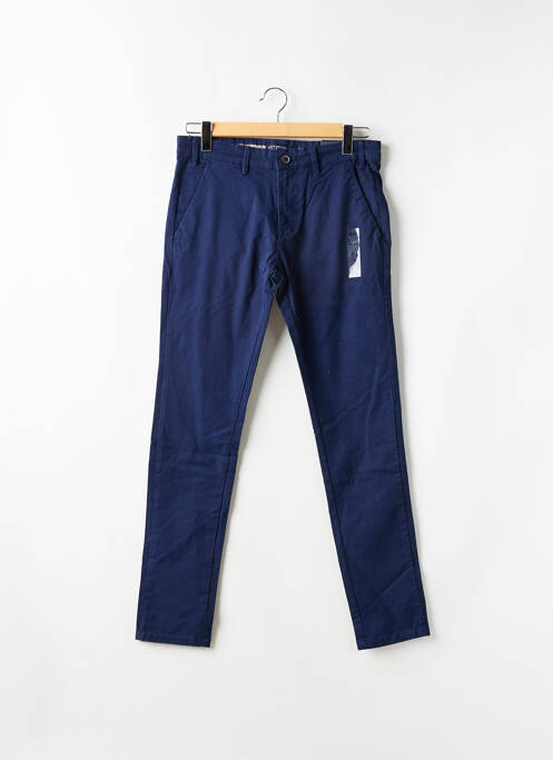 Pantalon chino bleu BRUCE & BUTLER  pour homme