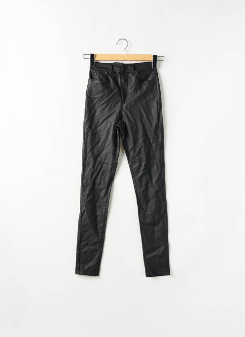 Pantalon slim noir VERO MODA pour femme