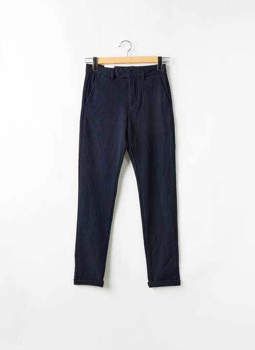 Pantalon slim bleu JACK & JONES pour homme