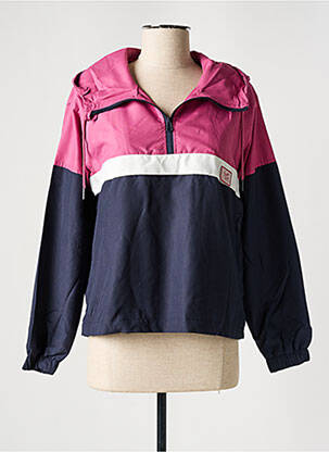 Coupe-vent poches a capuche bleu STIEN EDLUND femme