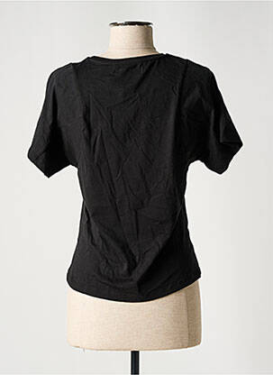 T-shirt coupe droite manches courtes noir SUPASTAR femme
