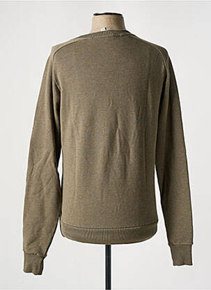 Sweat-shirt broderie manches longues vert LE FABULEUX MARCEL DE BRUXELLES homme