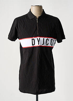 Polo coupe droite manches courtes noir DYJCODE BY DENNIS PRAET  homme