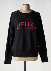 Sweat-shirt noir DEUX. BY ELINE DE MUNCK pour femme seconde vue