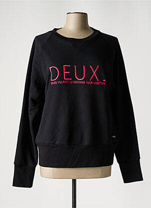 Sweat-shirt noir DEUX. BY ELINE DE MUNCK pour femme