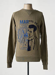 Sweat-shirt vert LE FABULEUX MARCEL DE BRUXELLES pour homme seconde vue