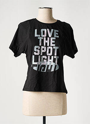T-shirt noir SUPASTAR pour femme