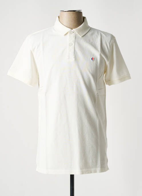 Polo blanc PETROL INDUSTRIES pour homme